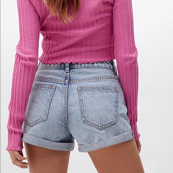 pacsun high rise cuffed jean shorts! - Picture 9 of 9
